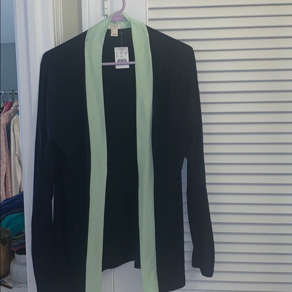 New Two Toned JCrewy Factory Cardigan
